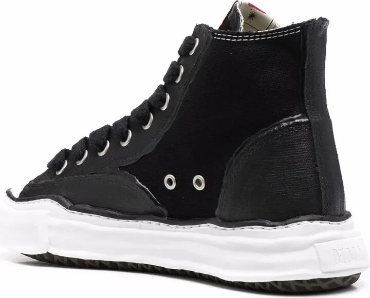 High-Top Raw-Cut Sneakers - Image 3
