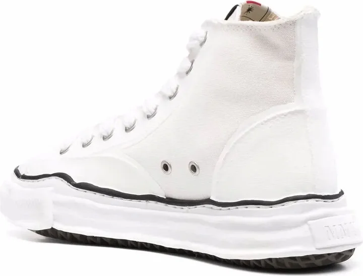 High-Top Raw-Cut Sneakers - Image 3