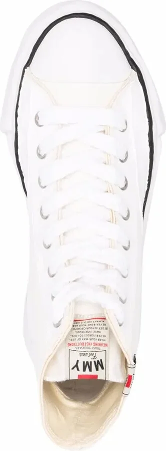 High-Top Raw-Cut Sneakers - Image 4