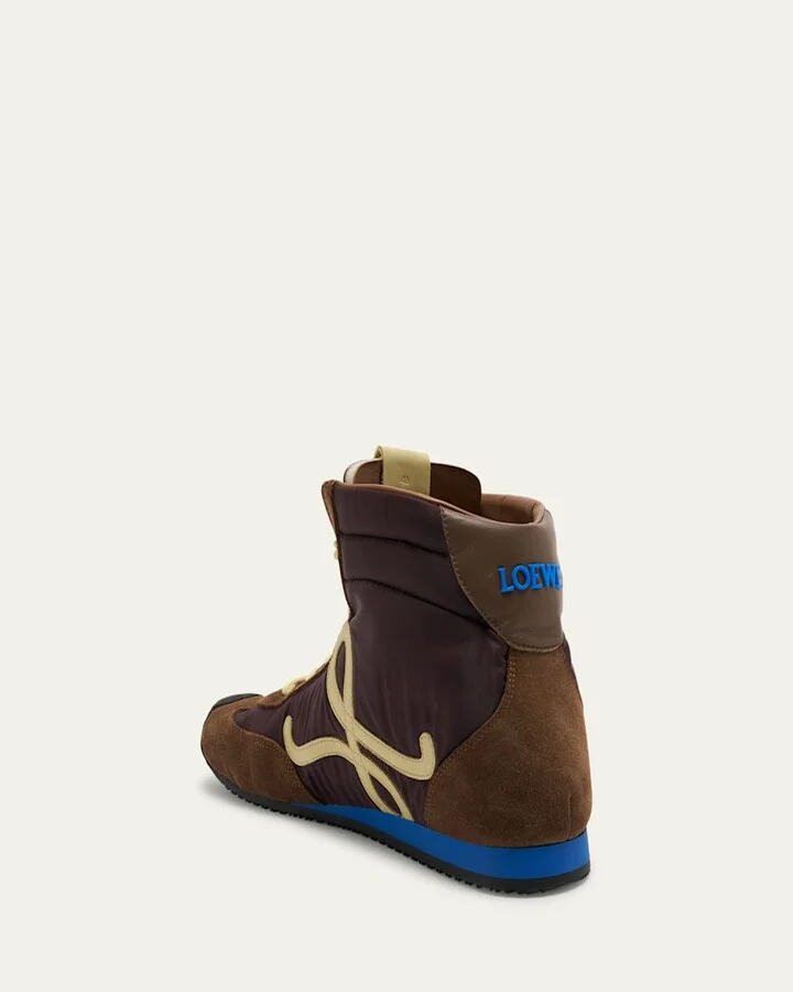 High-Top Retro Runner Sneakers - Image 10