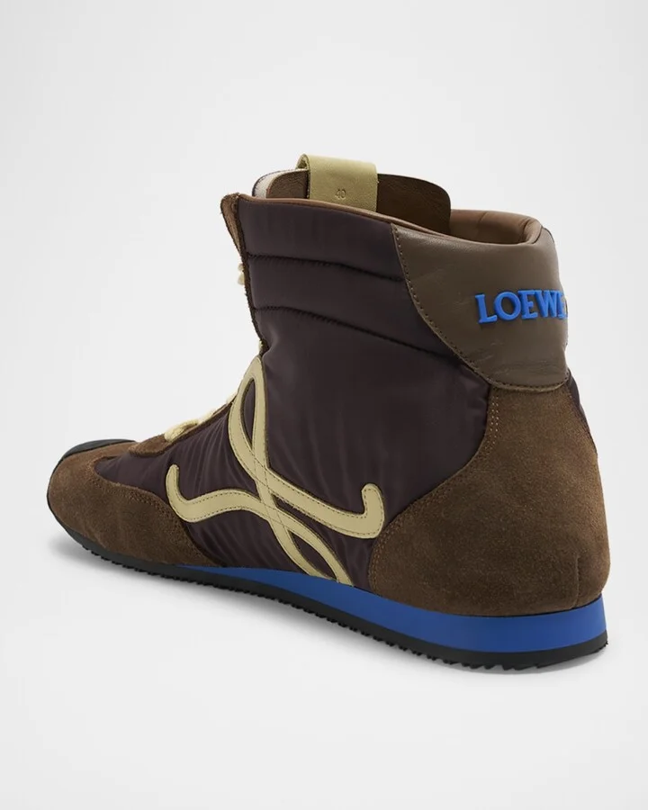 High-Top Retro Runner Sneakers - Image 5