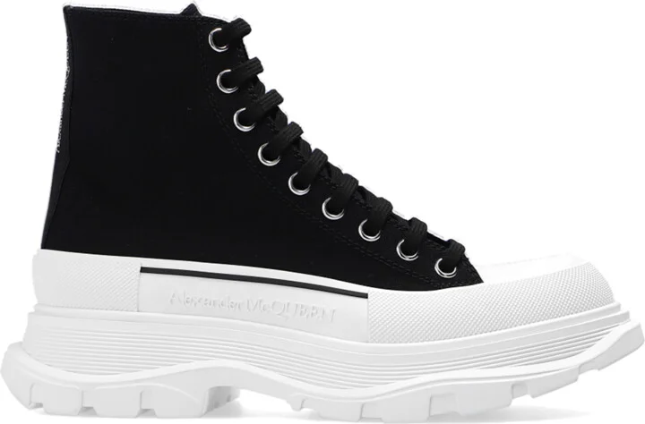 High-top Sneakers, , - Black