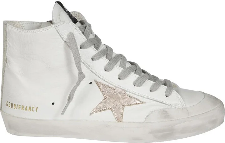 High-Top Sneakers With Star Detail
