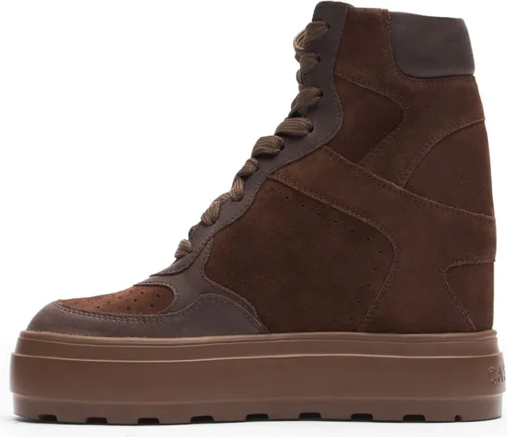 High-Top Suede Sneakers - Image 3