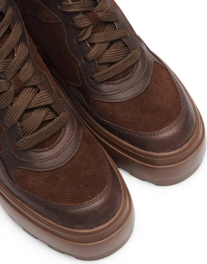 High-Top Suede Sneakers - Image 5
