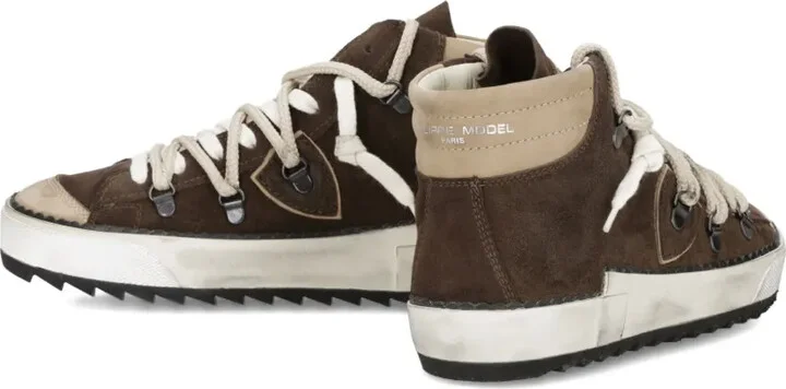 High-Top Suede Sneakers - Image 4