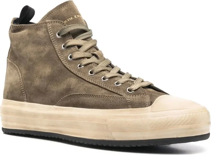 High-Top Suede Sneakers - Image 2