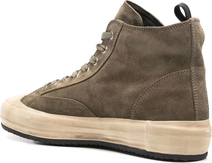 High-Top Suede Sneakers - Image 3