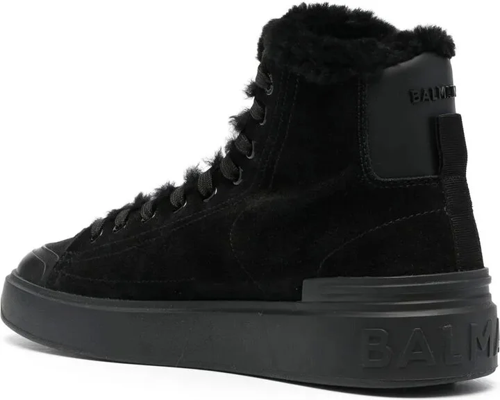High-Top Suede Sneakers - Image 3