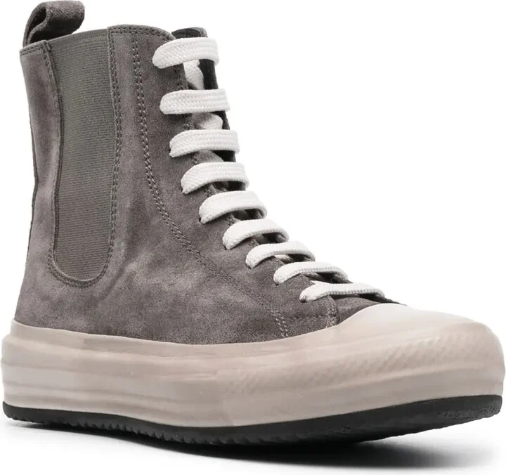 High-Top Suede Sneakers - Image 2
