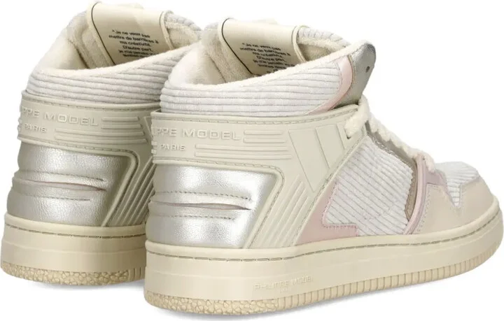 High-Top Textured Sneakers - Image 3