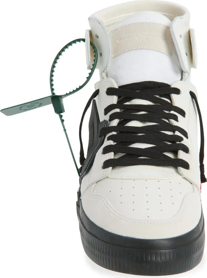 High Top Vulcanized Leather Sneaker - Image 3