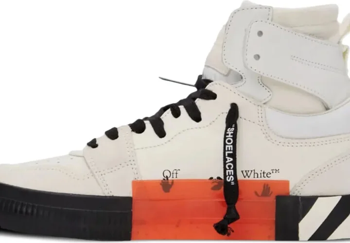 High Top Vulcanized "White/Black" sneakers - Image 2