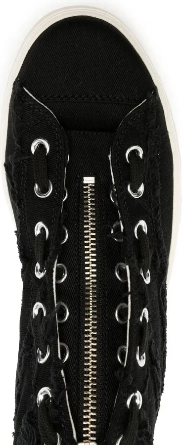 High-Top Zippered Sneakers - Image 4