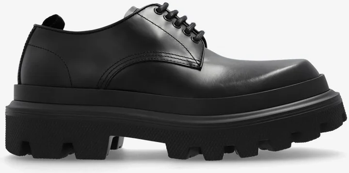 High Trekking Derby shoes in Brushed Leather