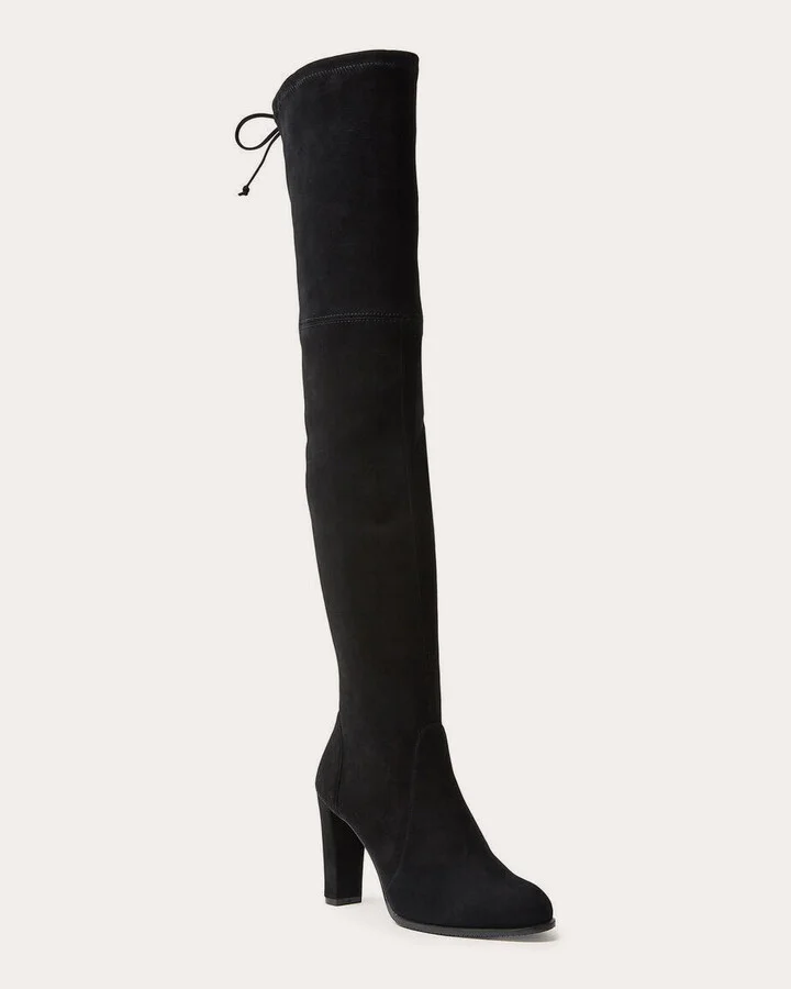 Highland Stretch-Leather Over-the-Knee Boot - Image 2