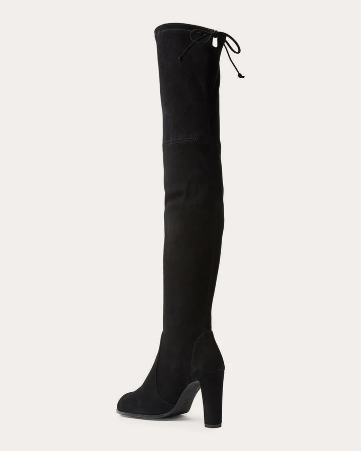 Highland Stretch-Leather Over-the-Knee Boot - Image 3