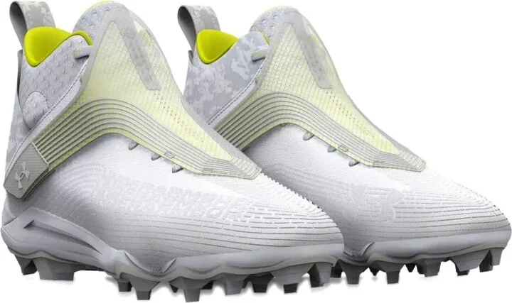 Highlight Hammer Mc "White/Metallic Silver" cleats - Image 2