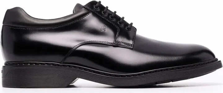 Highlights leather Derby shoes