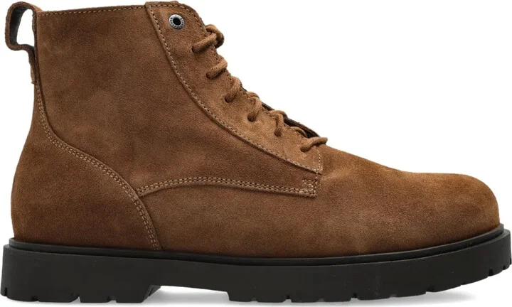 Highwood suede lace-up ankle boots