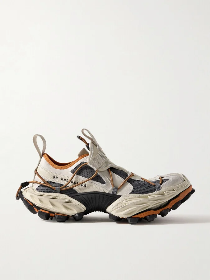Hike Distressed Mesh Sneakers