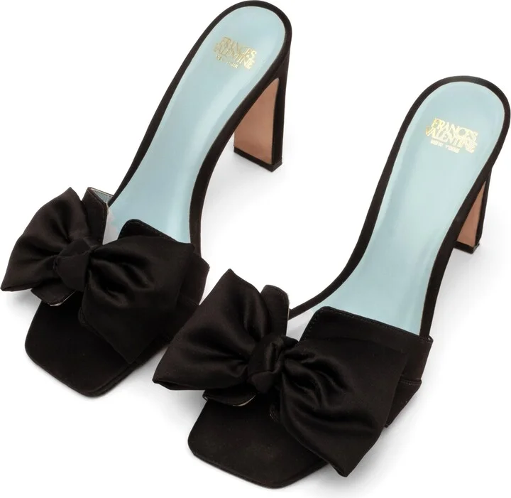 Hilary Satin Bow Sandal - Image 4