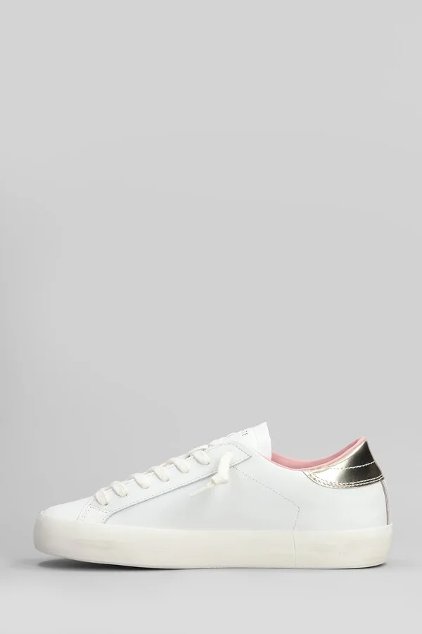 Hill Low Sneakers In White Leather - Image 3