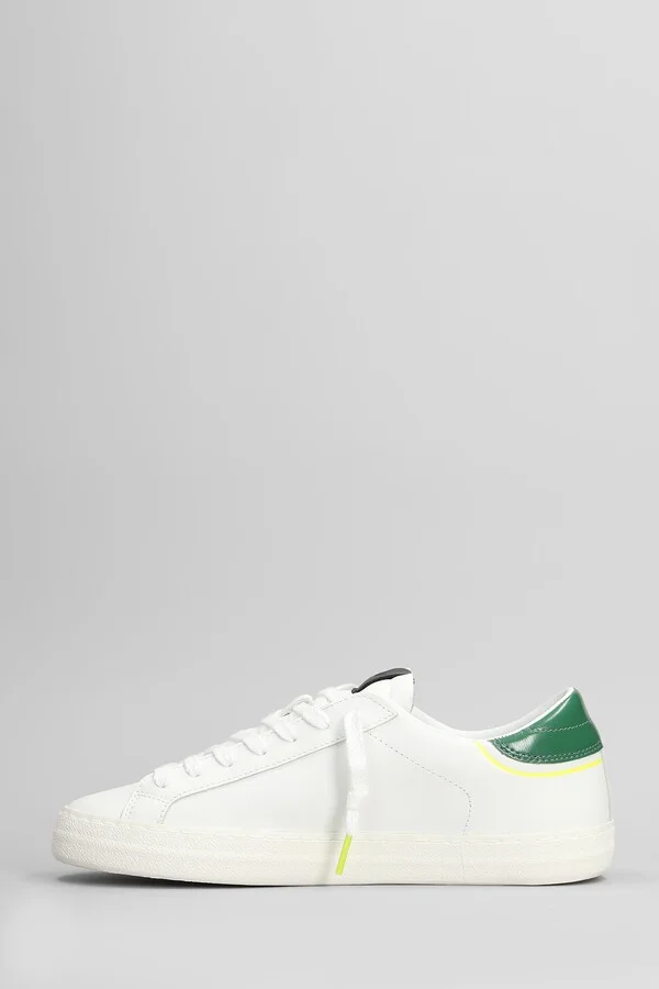 Hill Low Sneakers In White Leather - Image 3