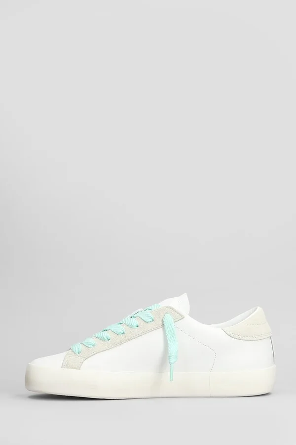 Hill Low Sneakers In White Leather - Image 3