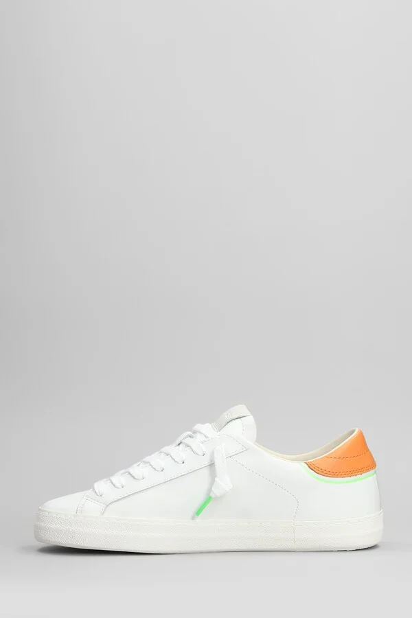 Hill Low Sneakers In White Leather - Image 3