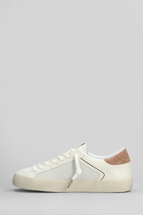 Hill Low Sneakers In White Leather - Image 3