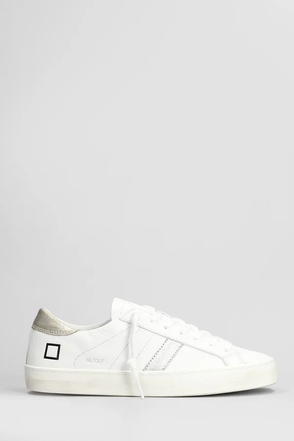 Hill Low Sneakers In White Leather