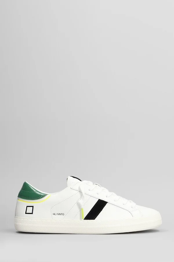 Hill Low Sneakers In White Leather