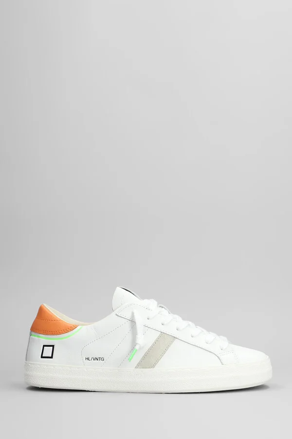 Hill Low Sneakers In White Leather
