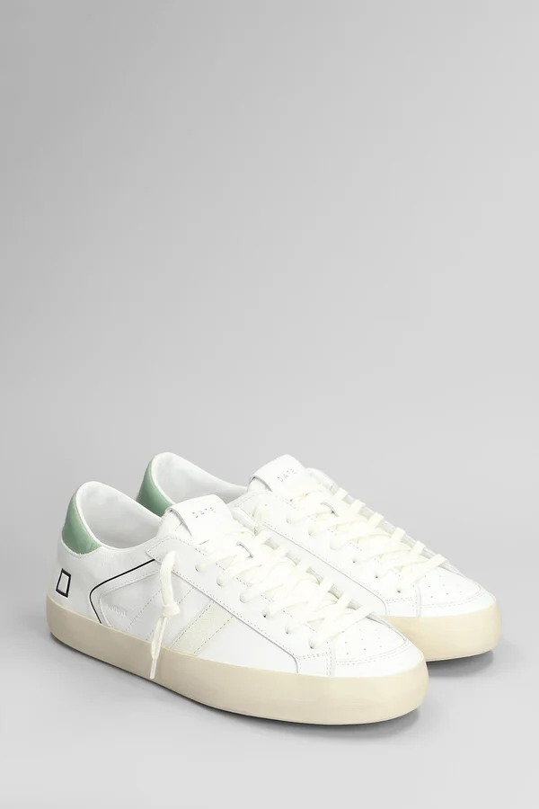 Hill Low Sneakers In White Suede And Leather - Image 2