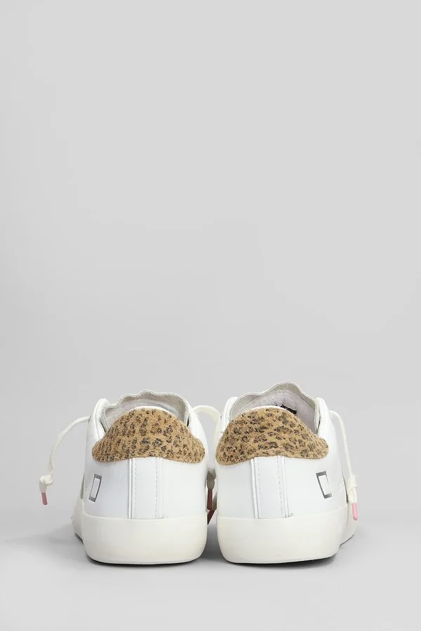 Hill Low Sneakers In White Suede And Leather - Image 4