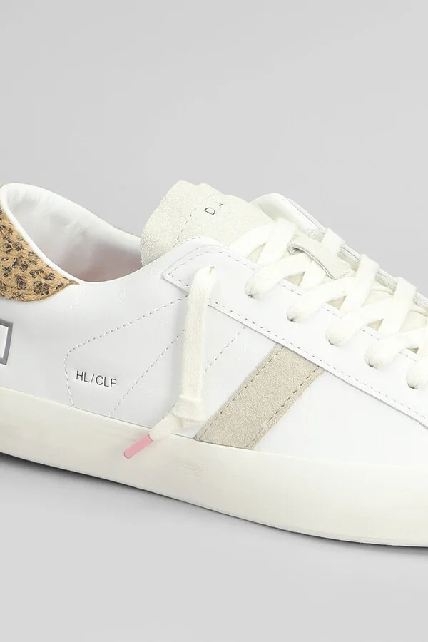 Hill Low Sneakers In White Suede And Leather - Image 5
