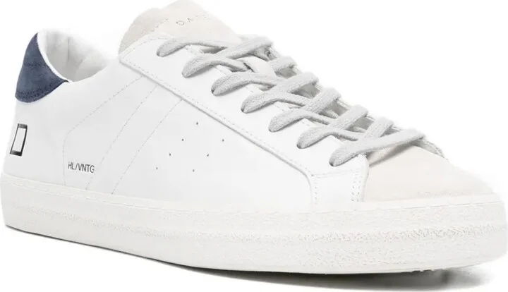 Hill Low suede-panel leather sneakers - Image 2