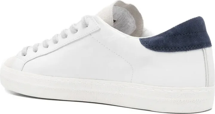 Hill Low suede-panel leather sneakers - Image 3