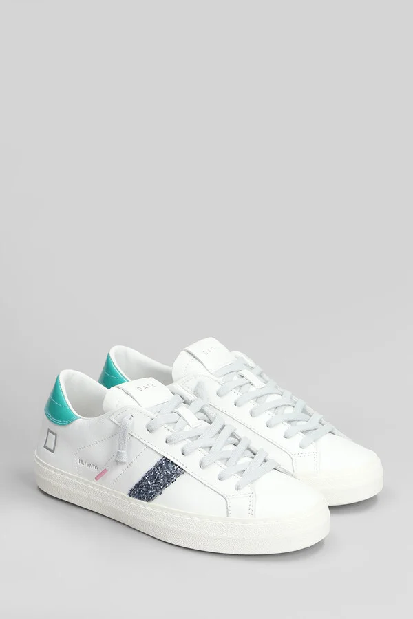 Hill Low Vintage Sneakers In White Leather - Image 2