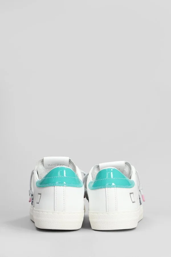 Hill Low Vintage Sneakers In White Leather - Image 4