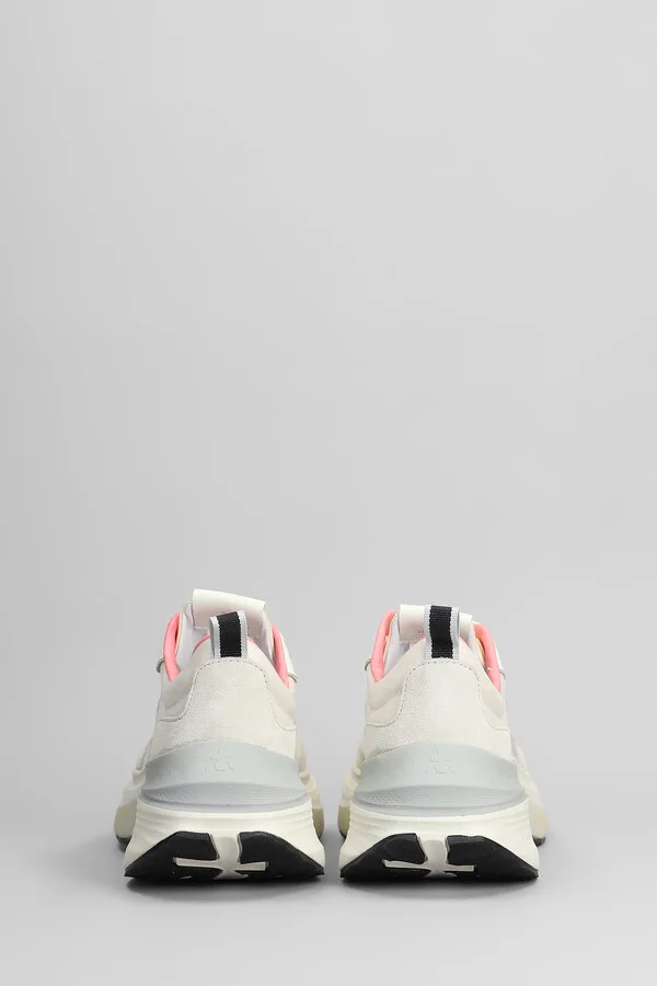 Hill Sneakers In Beige Suede And Fabric - Image 4