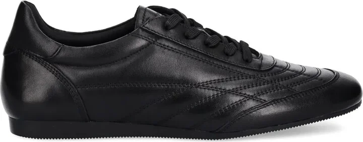 Hillary lace-up leather sneakers