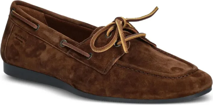 Hillary lace-up suede boat shoes - Image 2