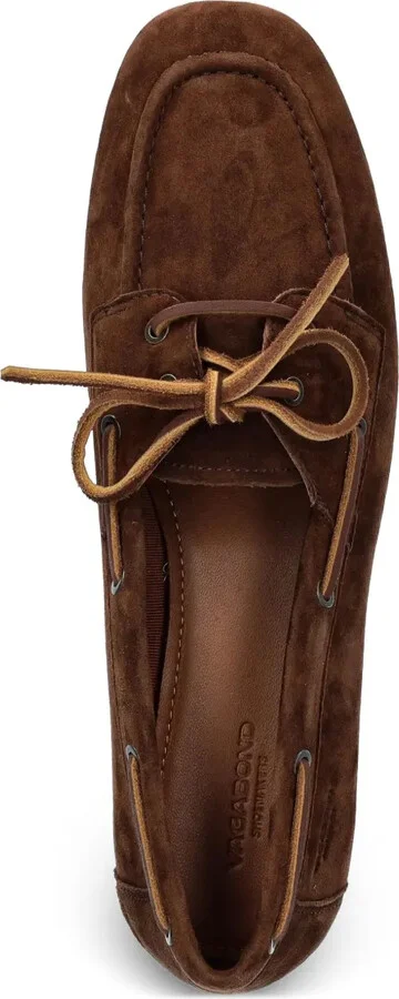 Hillary lace-up suede boat shoes - Image 4