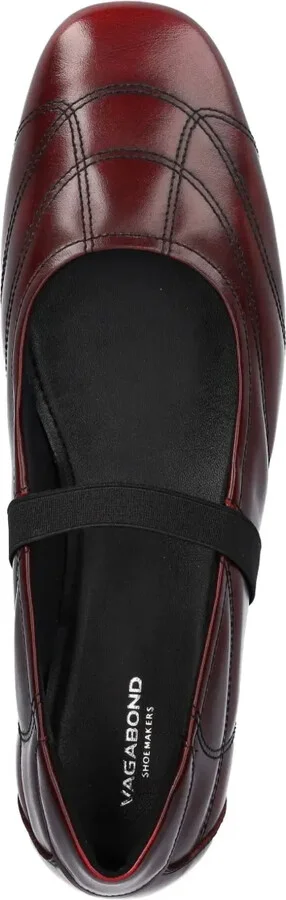 Hillary quilted elastic-strap ballet flats - Image 4