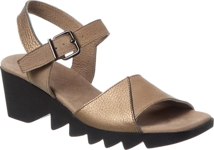 Himzaa Leather & Suede Sandal