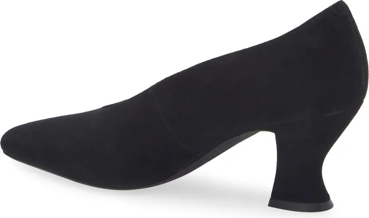 Hints-2 Suede Square Toe Pump - Image 2