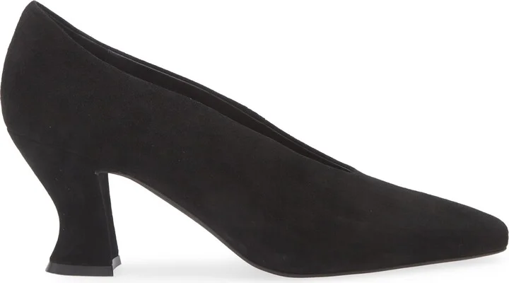 Hints-2 Suede Square Toe Pump - Image 3