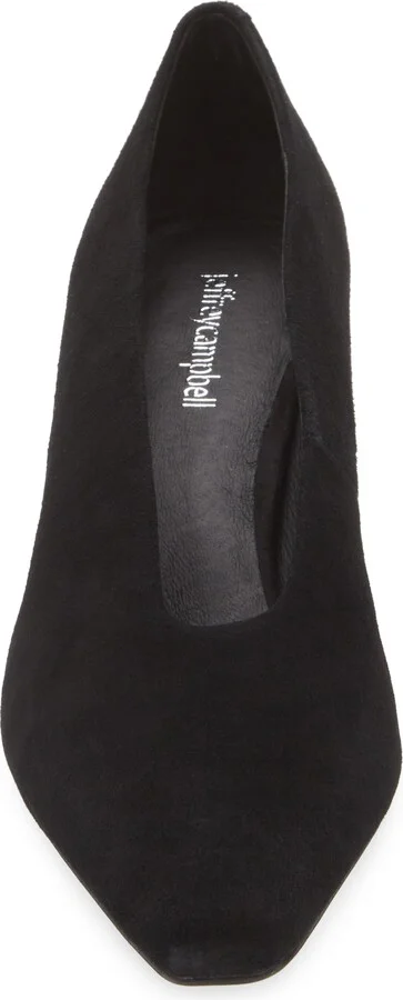 Hints-2 Suede Square Toe Pump - Image 4